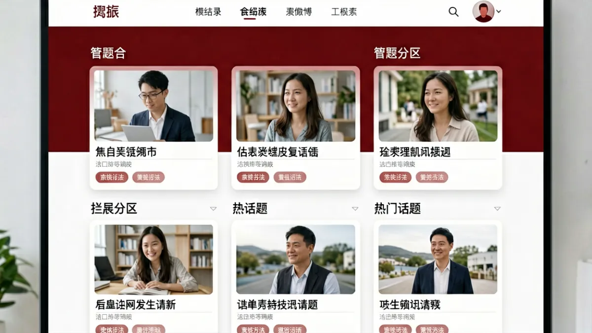 www.狠狠爱 门户首页全貌，展示资讯卡片、栏目入口与热门话题聚合排列的页面俯瞰效果